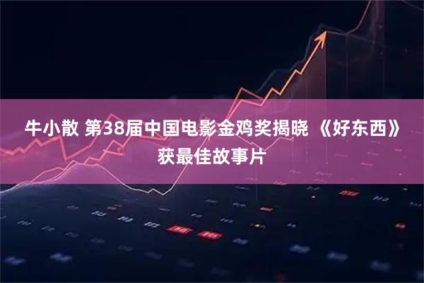 牛小散 第38届中国电影金鸡奖揭晓 《好东西》获最佳故事片