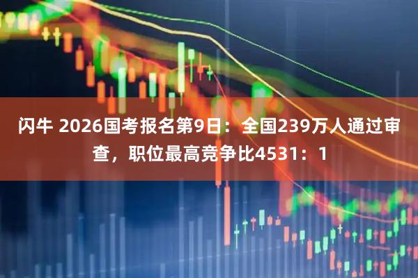 闪牛 2026国考报名第9日：全国239万人通过审查，职位最高竞争比4531：1