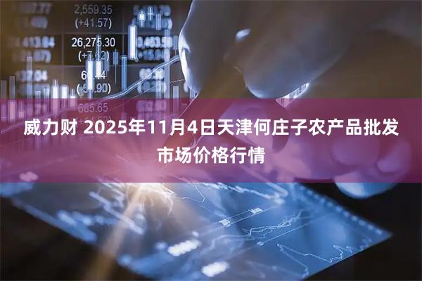 威力财 2025年11月4日天津何庄子农产品批发市场价格行情